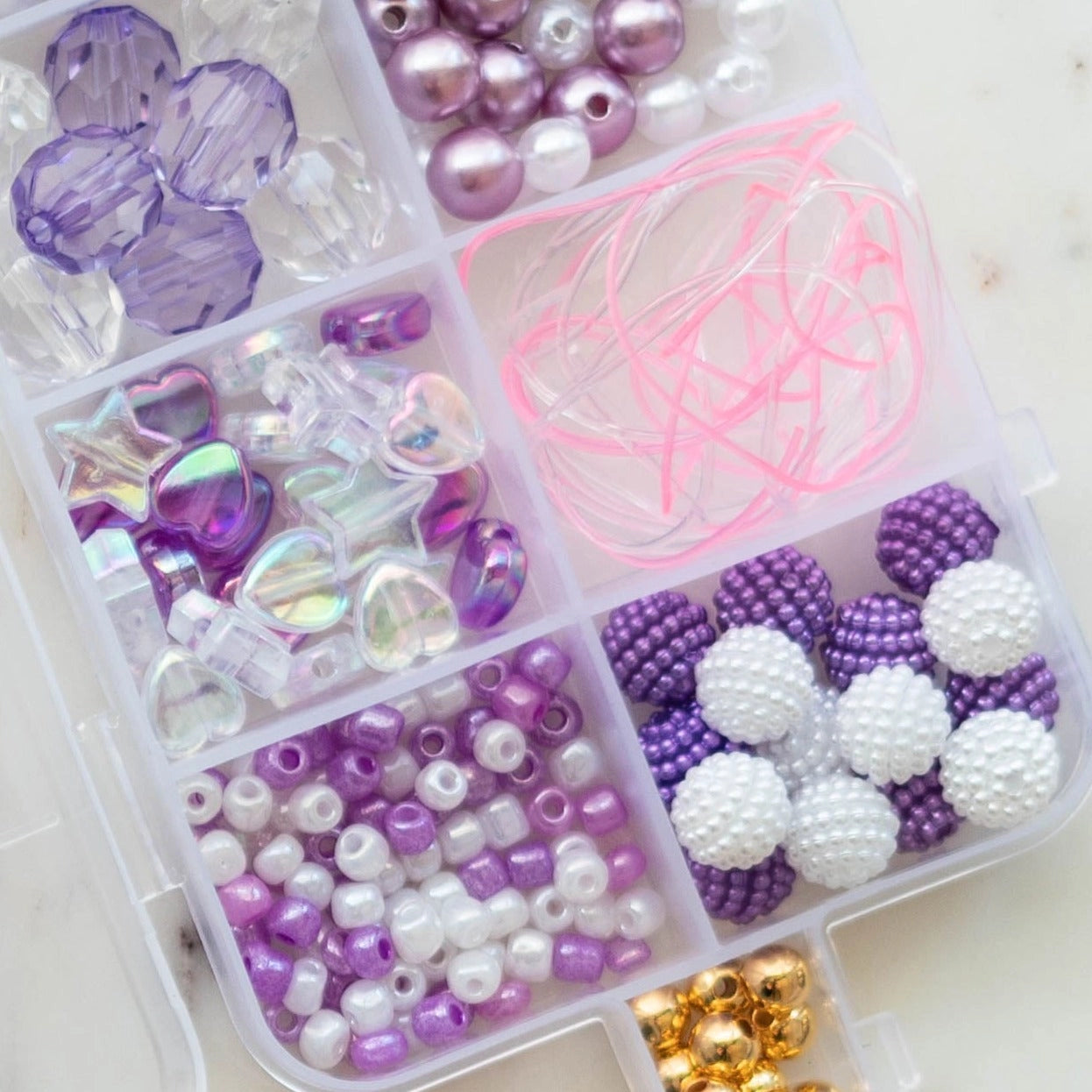 Lavender Freeze DIY Stack Bracelet Kit