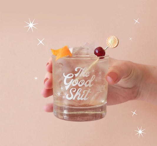 The Good Sh*t Whisky Glass