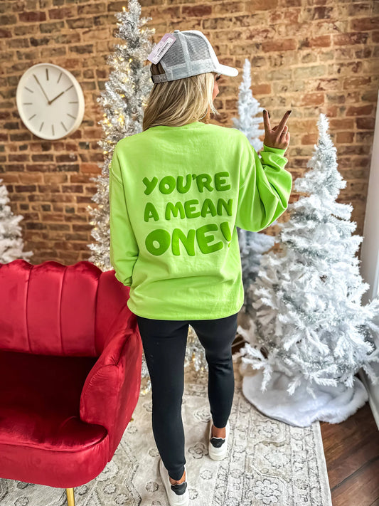 Mean One Printed Crewneck *PRE ORDER*