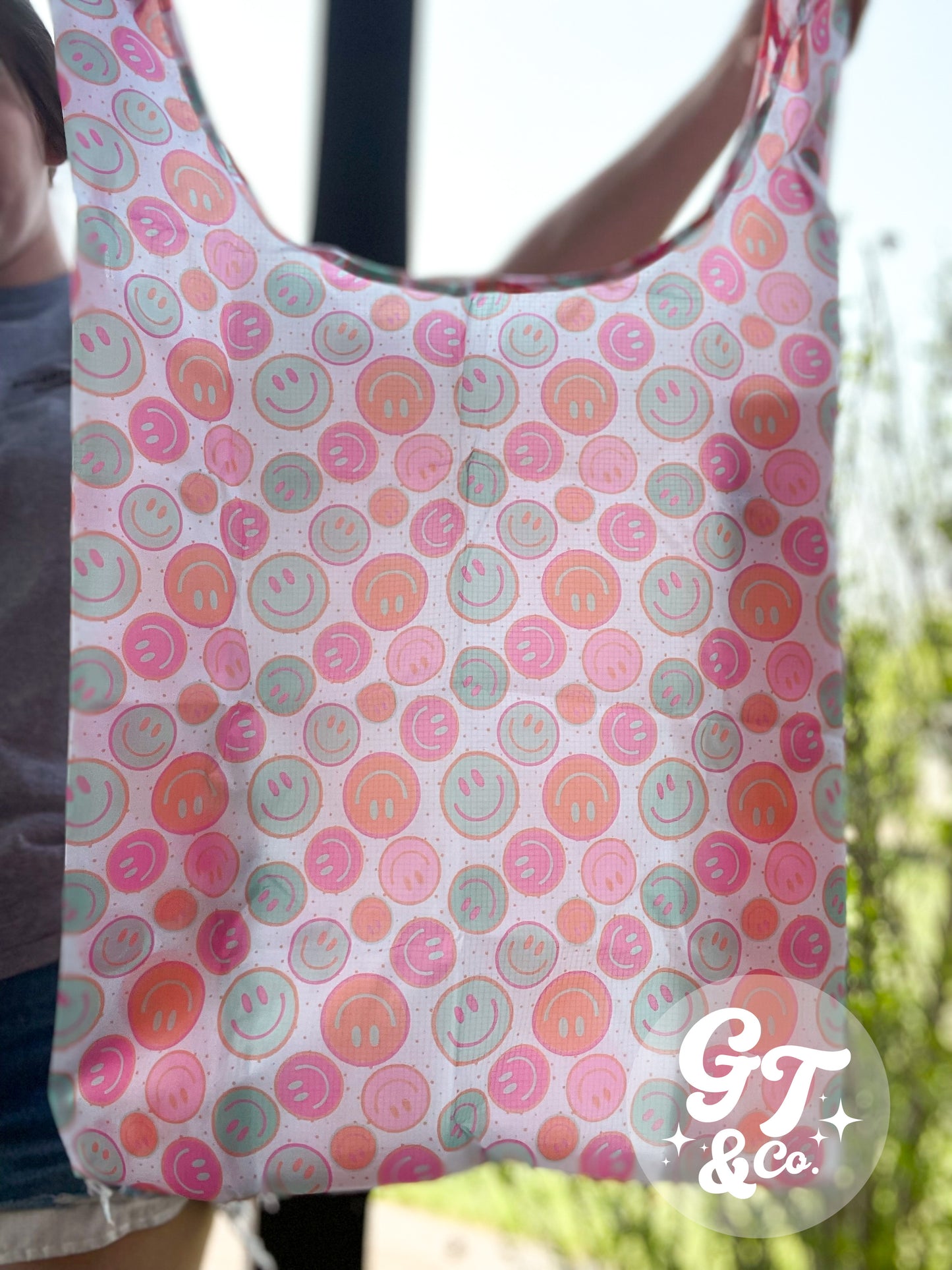Large Reusable Happy Bag