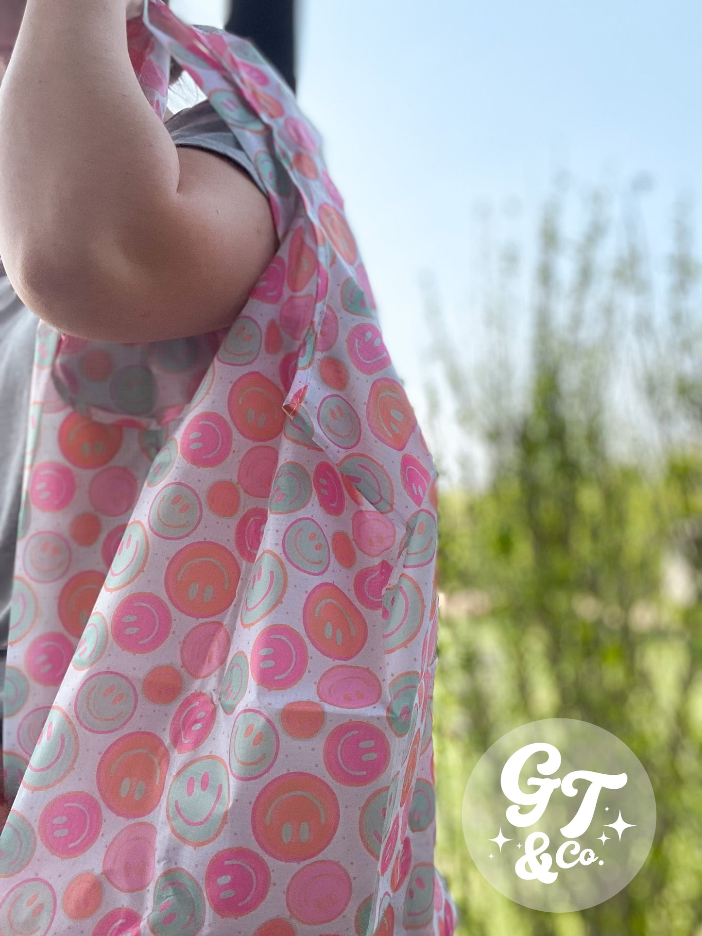 Large Reusable Happy Bag