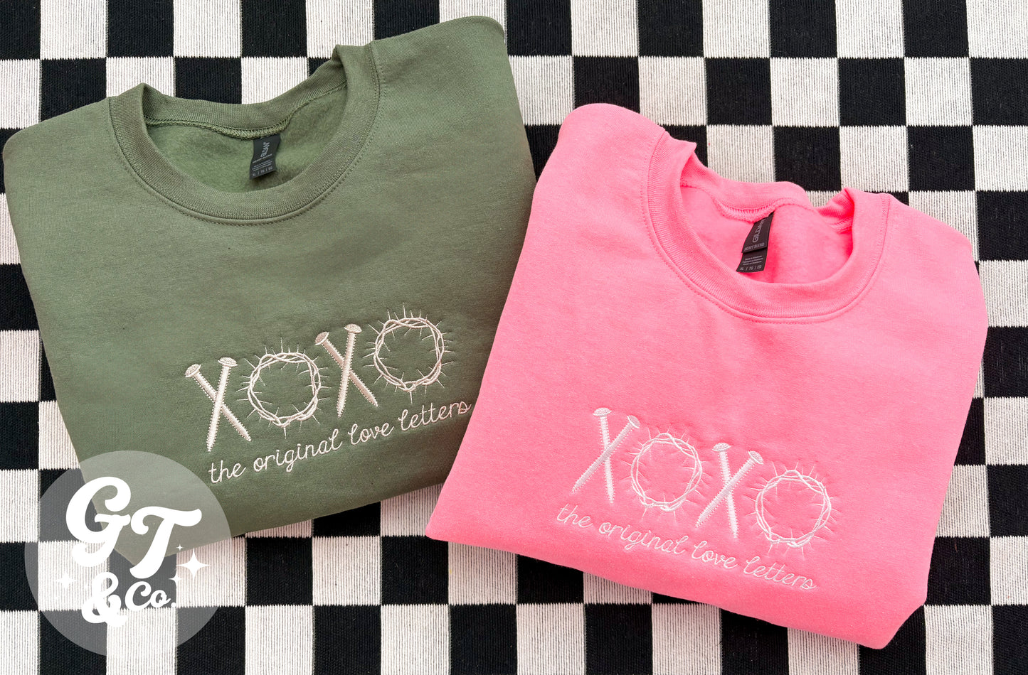 Original Love Letters Embroidered Crewneck