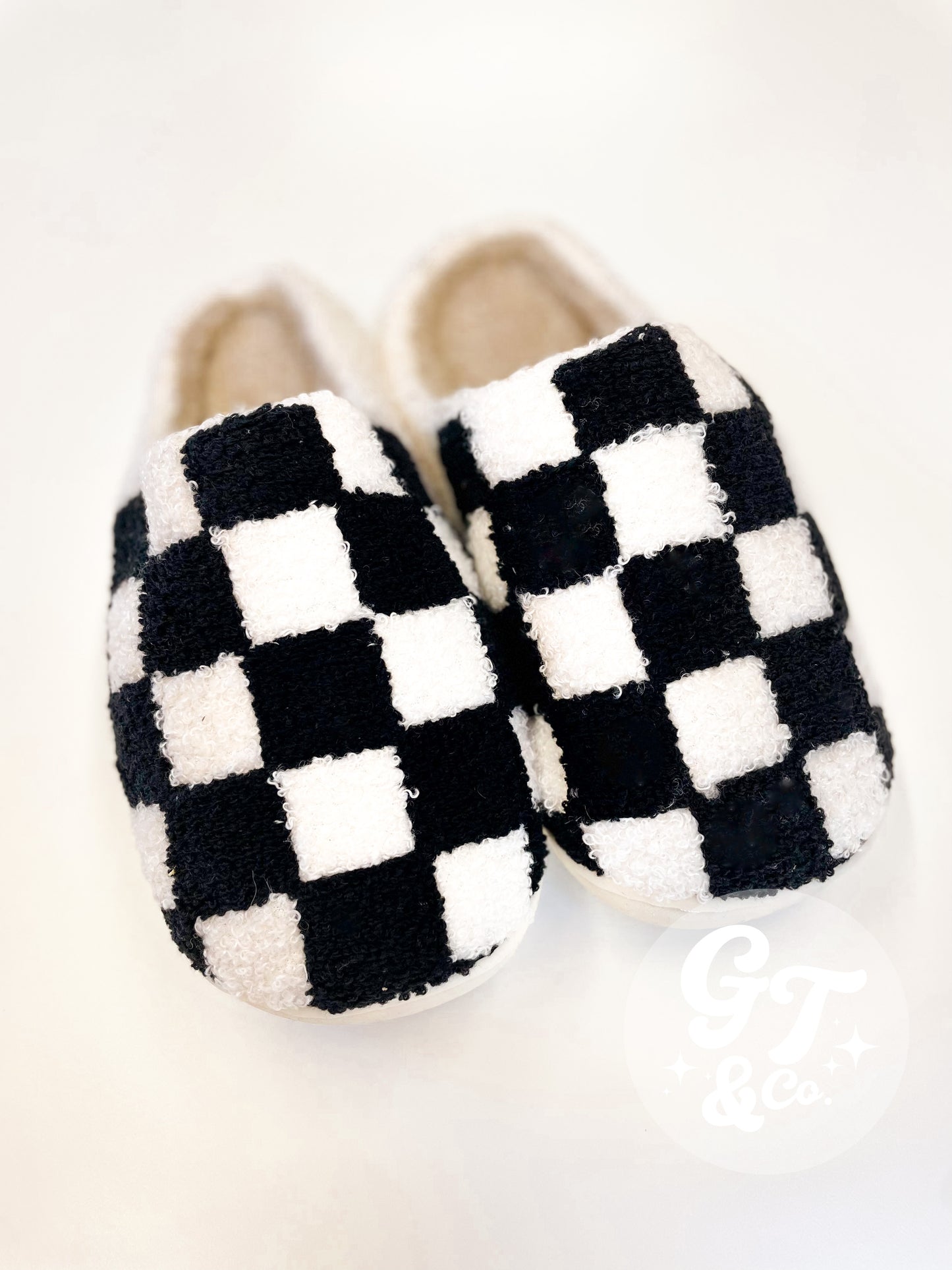 Checkered Slippers