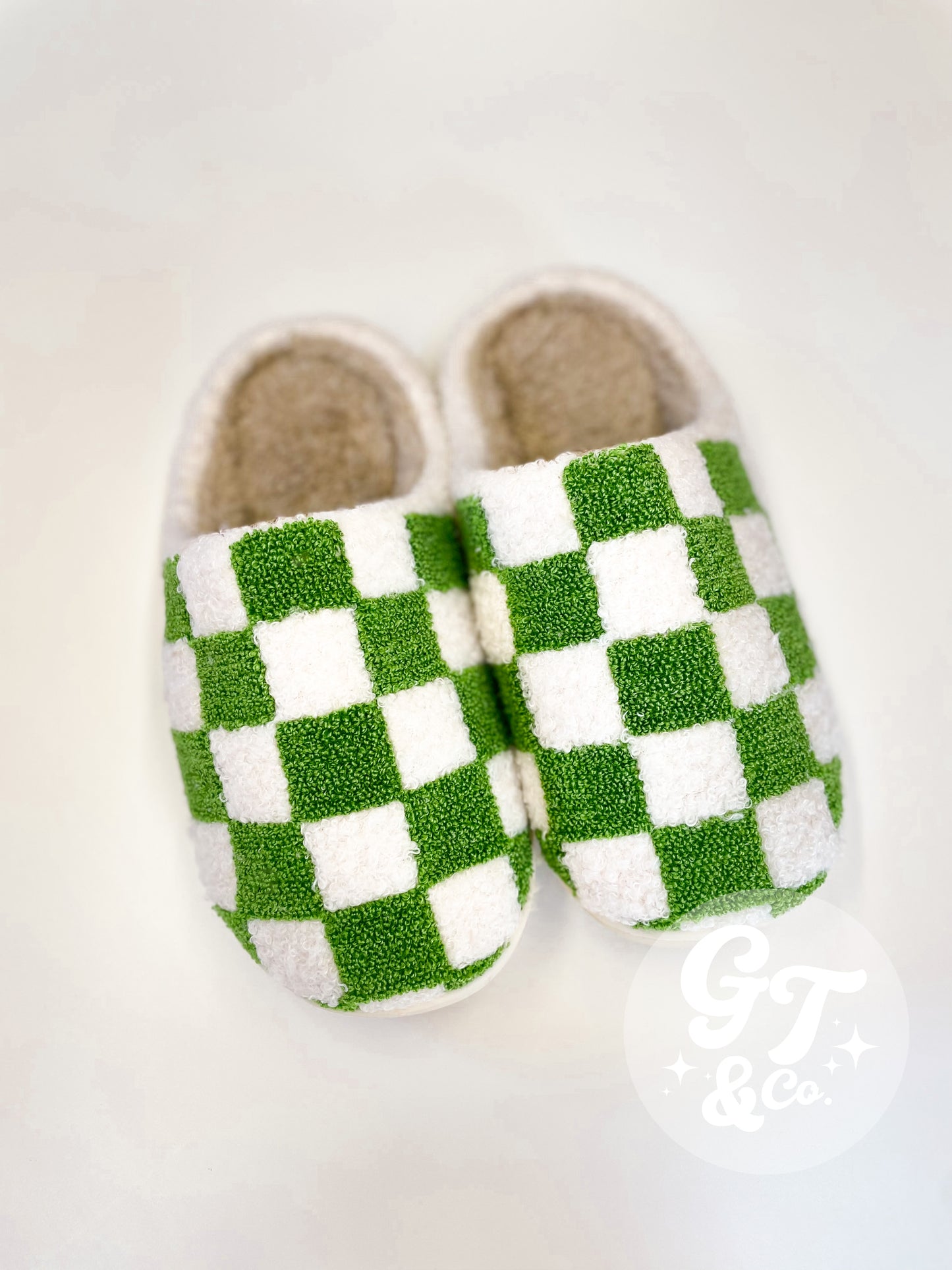 Checkered Slippers