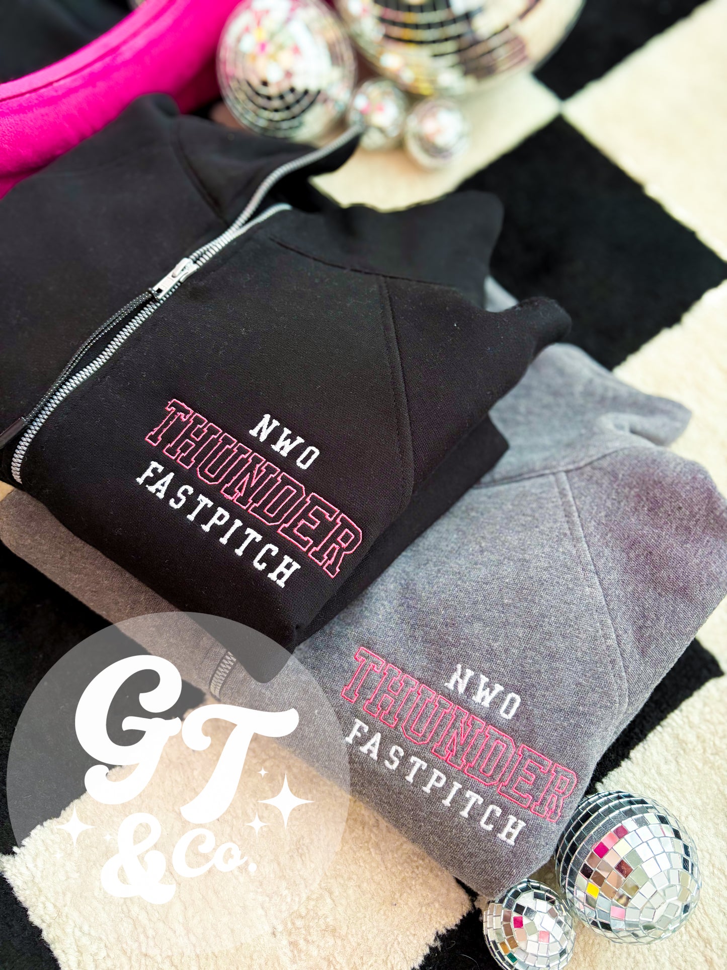 Thunder Fastpitch Embroidered Quarter Zip