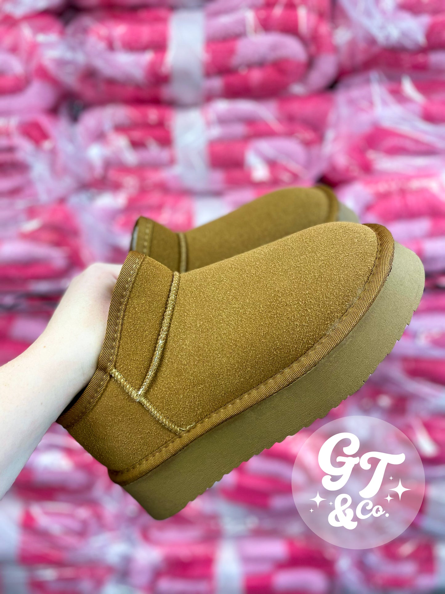 Ugg Style Platform Slippers