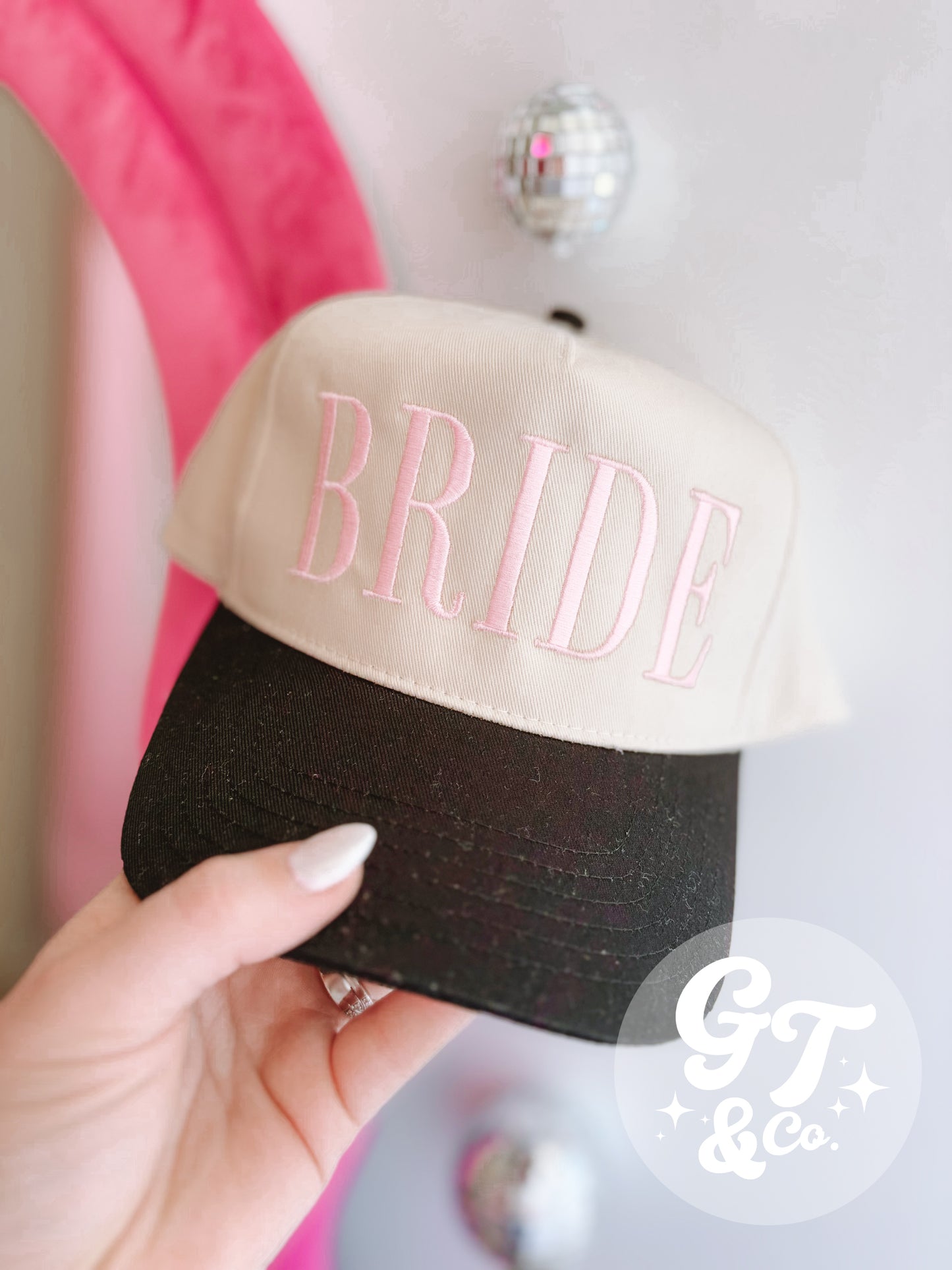 Embroidered Bride Trucker Hat *MADE TO ORDER 10-15 BIZ DAYS*