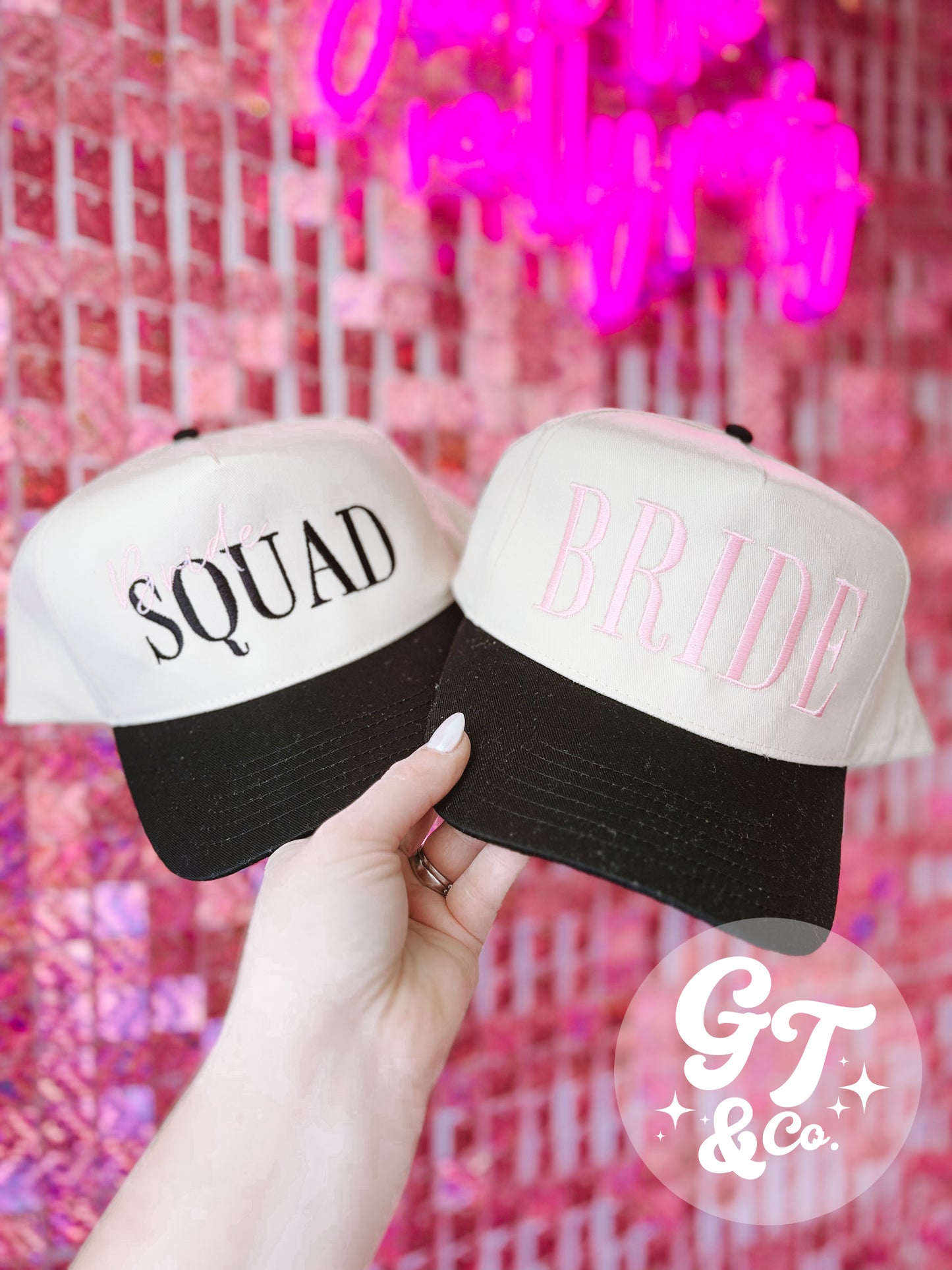 Embroidered Bride Trucker Hat *MADE TO ORDER 10-15 BIZ DAYS*