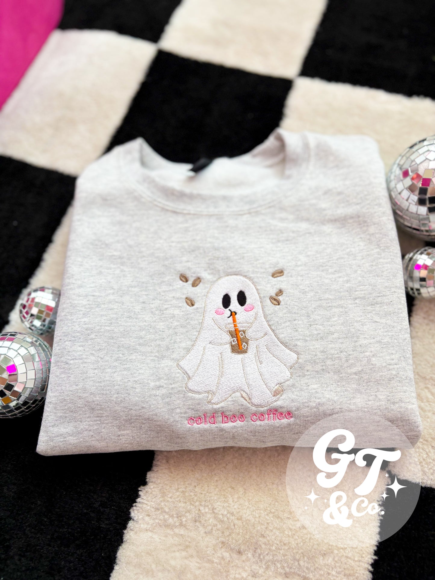 Cold Boo Embroidered Crewneck *MADE TO ORDER 10-15 BIZ DAYS*