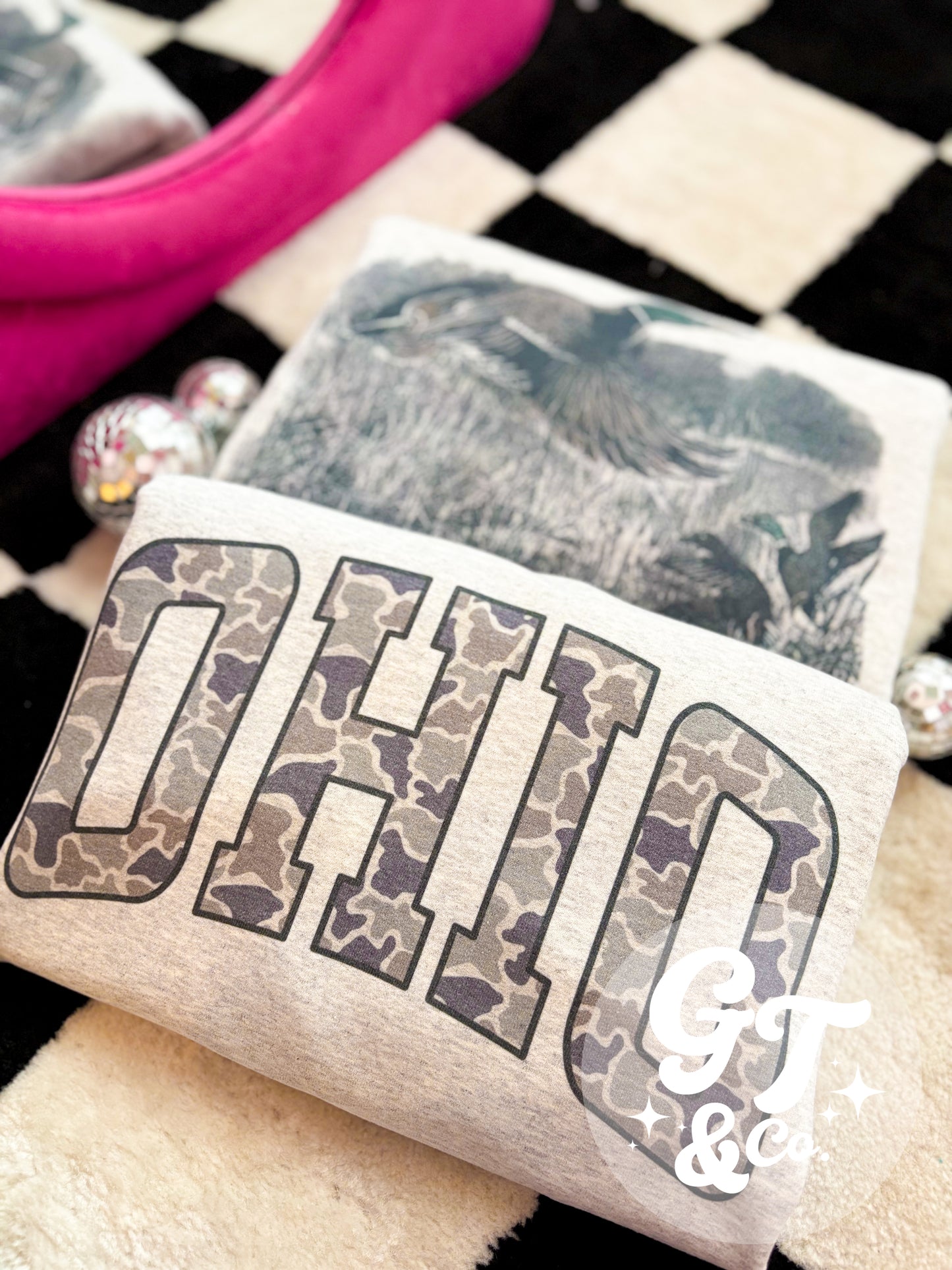 Camo Ohio Crewneck *MADE TO ORDER 10-15 BIZ DAYS*