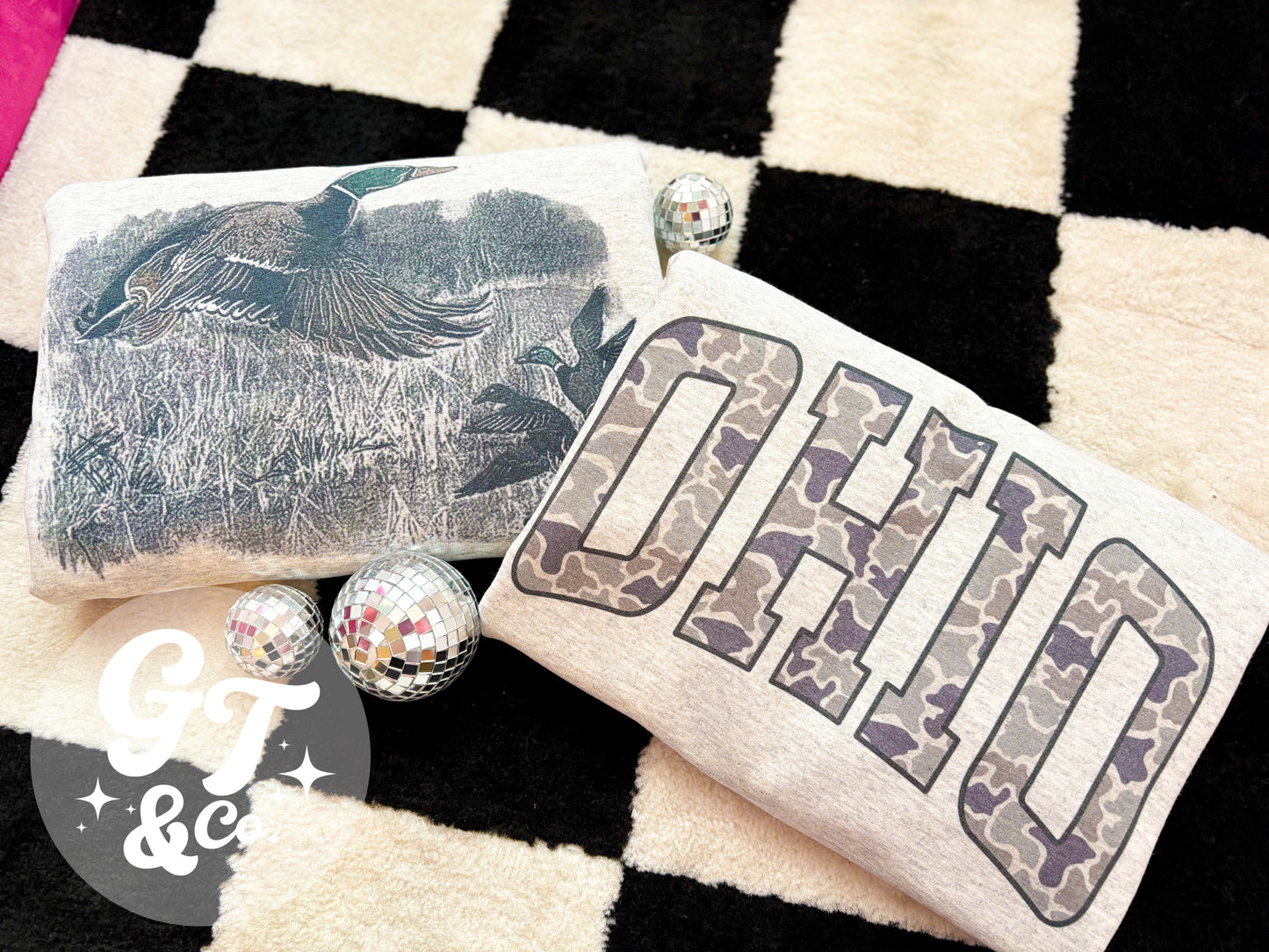 Camo Ohio Crewneck *MADE TO ORDER 10-15 BIZ DAYS*
