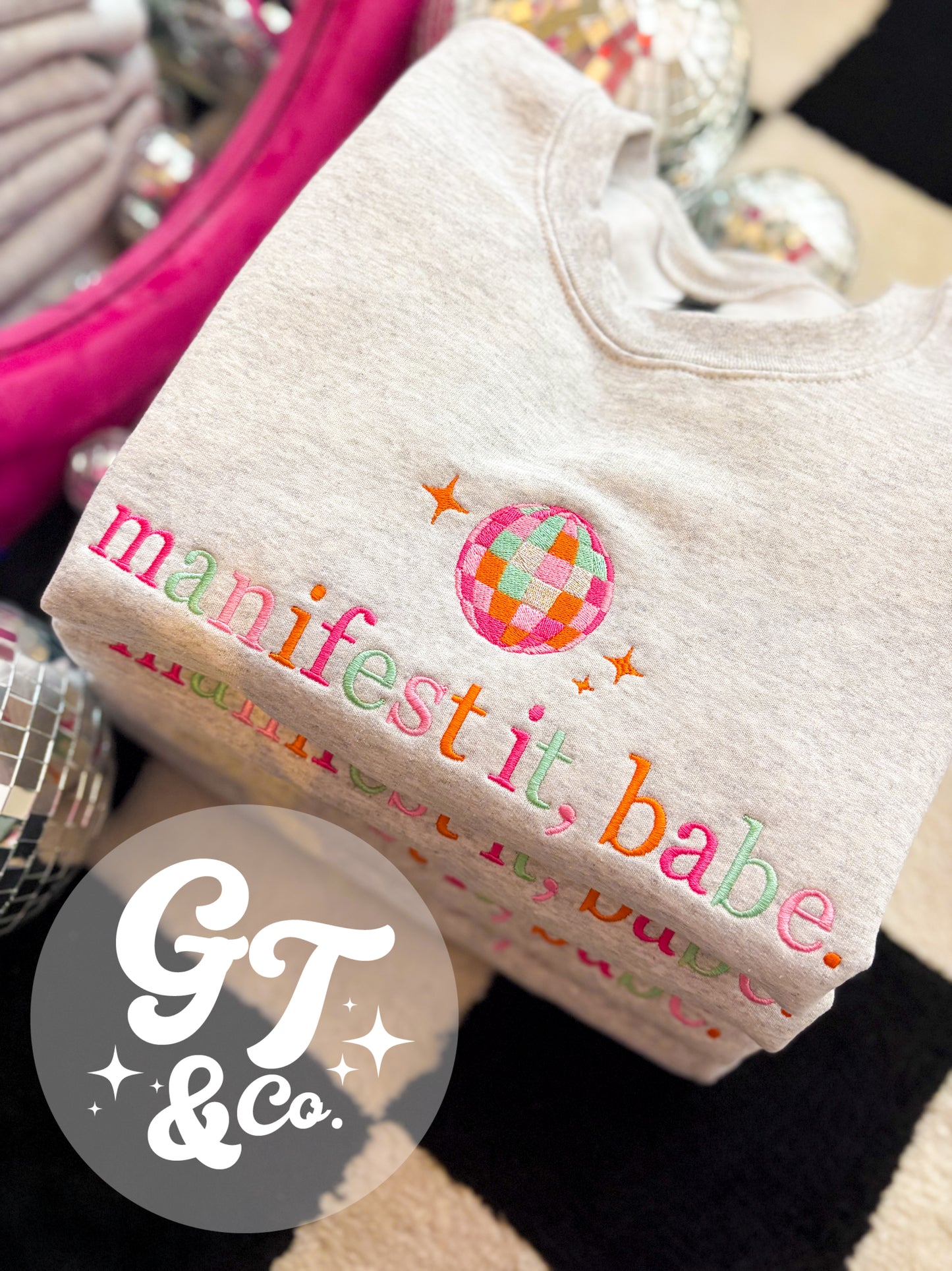 Manifest Embroidered Crewneck