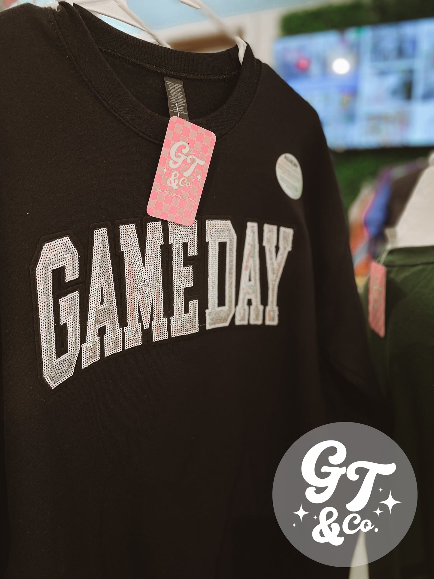 Gameday Sequin Crewneck *MADE TO ORDER 10-15 BIZ DAYS*