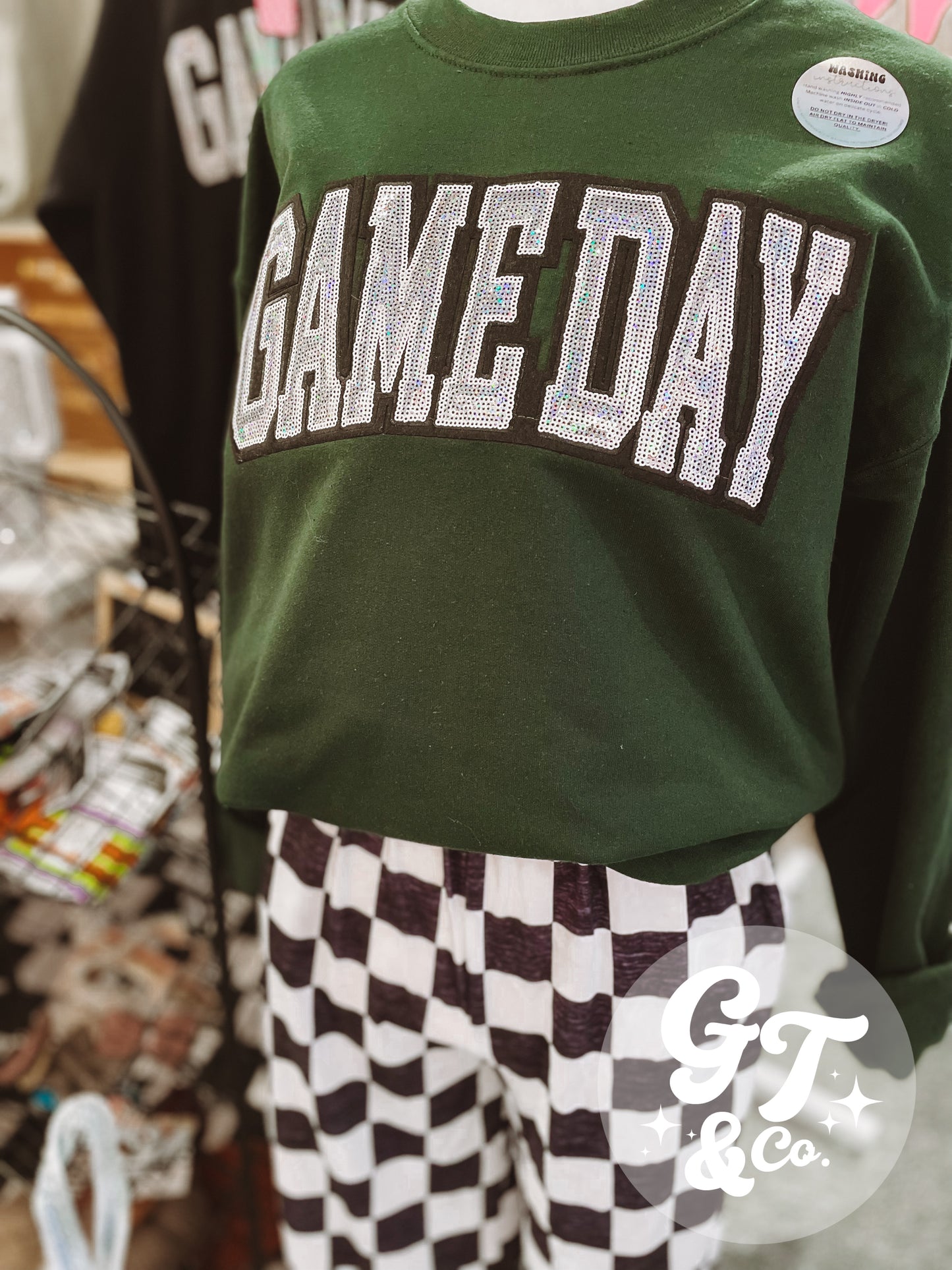 Gameday Sequin Crewneck *MADE TO ORDER 10-15 BIZ DAYS*