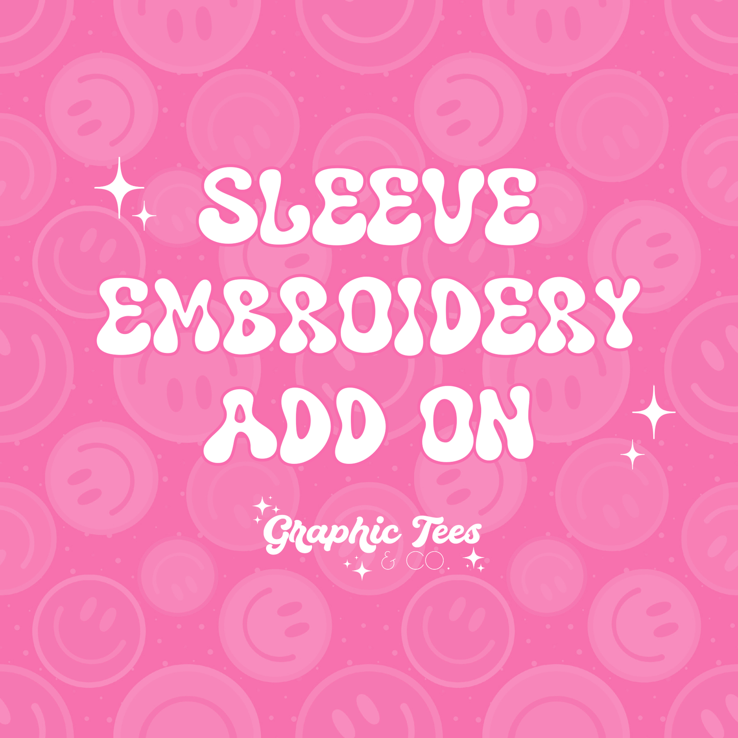 Embroidered Sleeve Add On