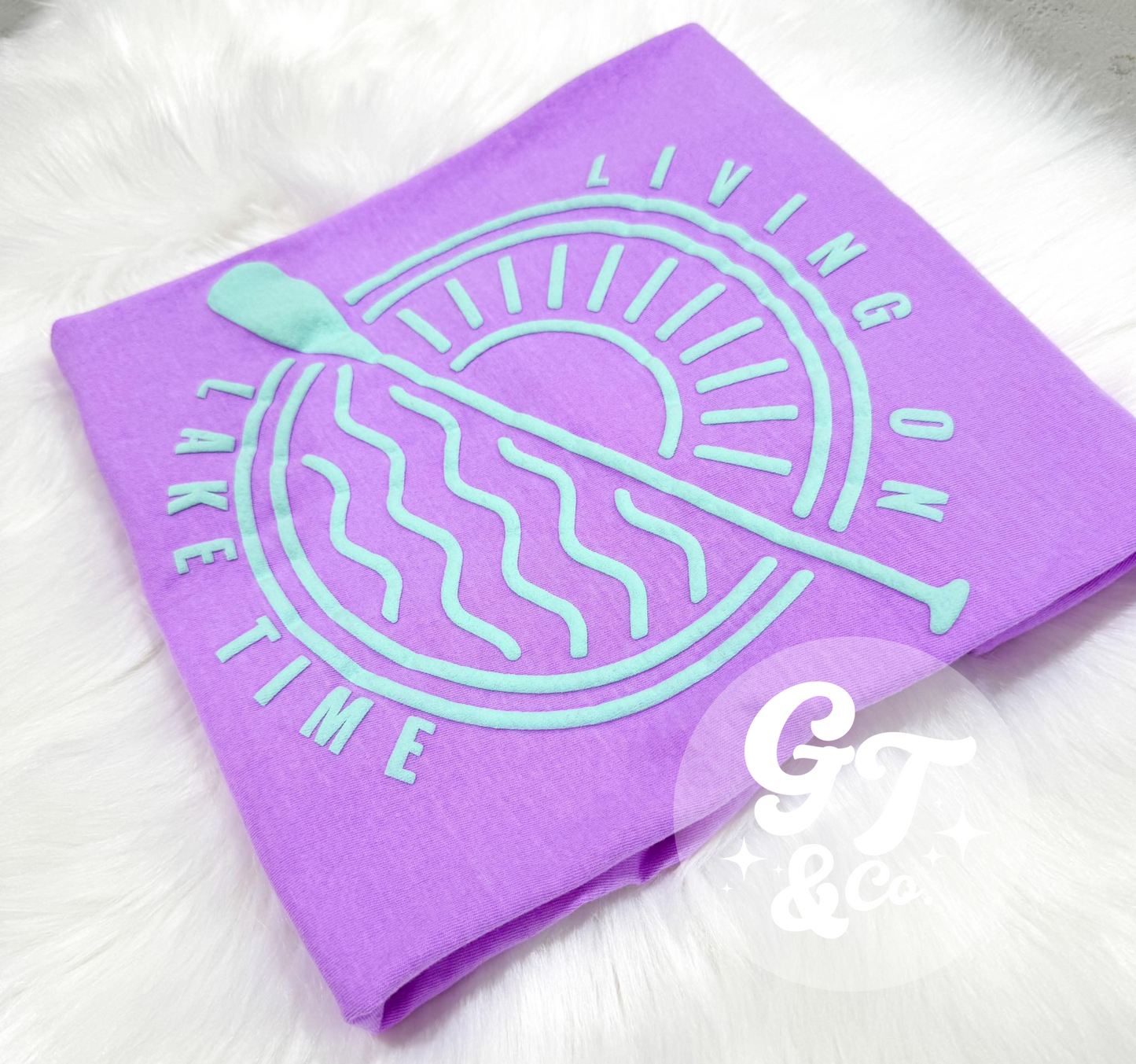 Lake Time Puff Tee *READY TO SHIP*