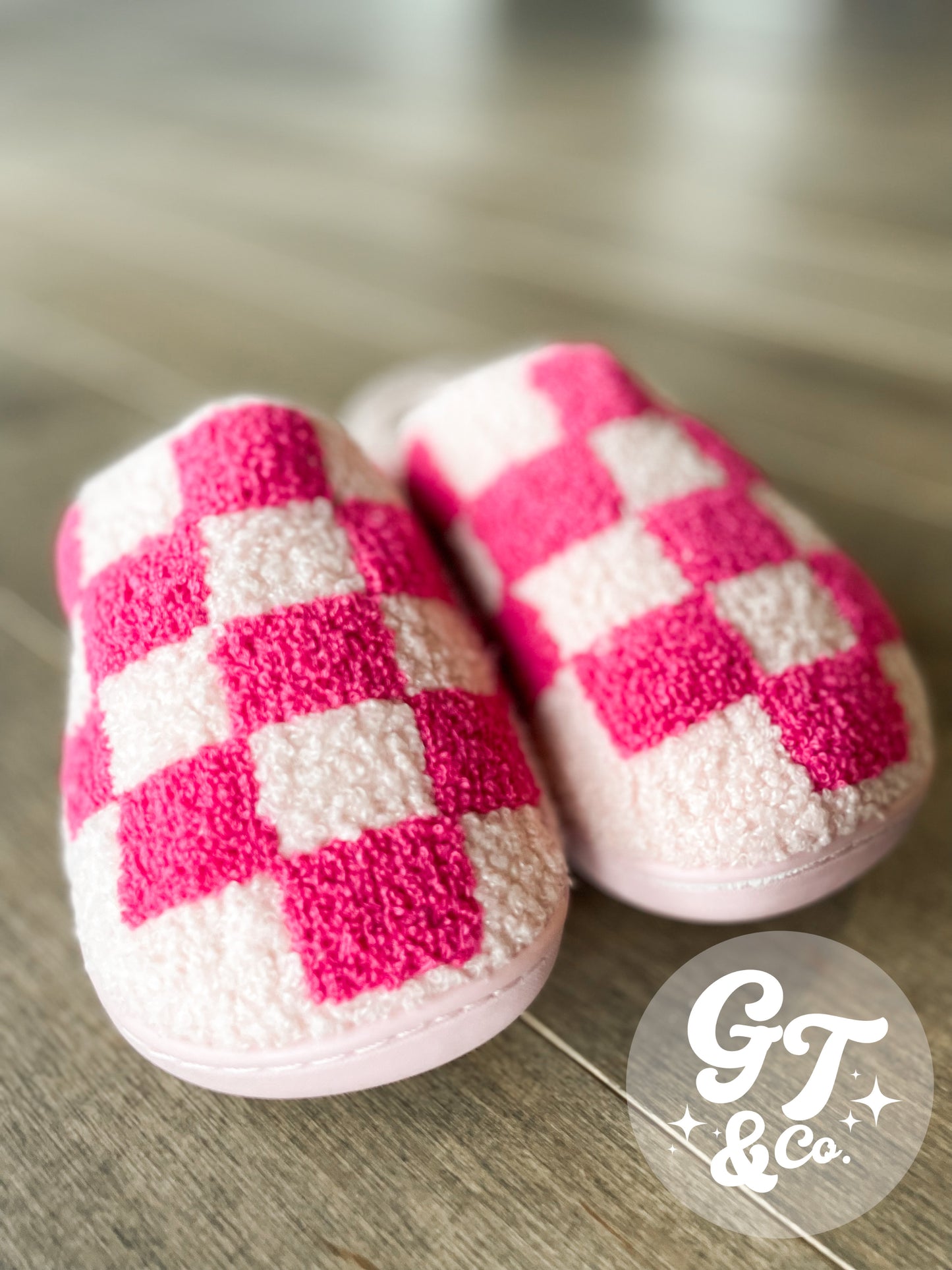 Checkered Slippers