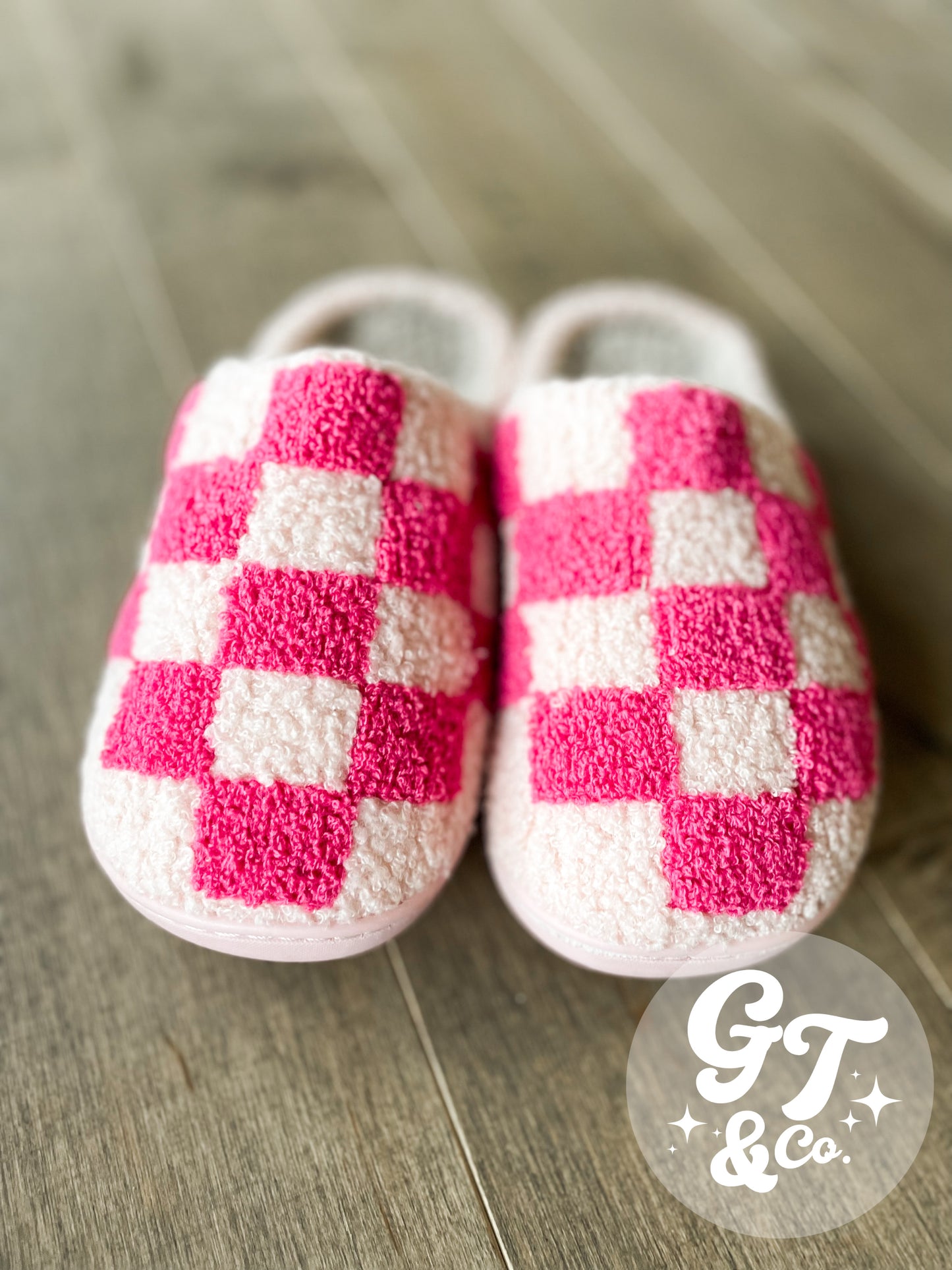 Checkered Slippers