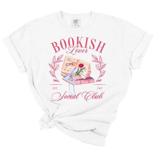 Bookish Lover Social Club Tee *MADE TO ORDER*