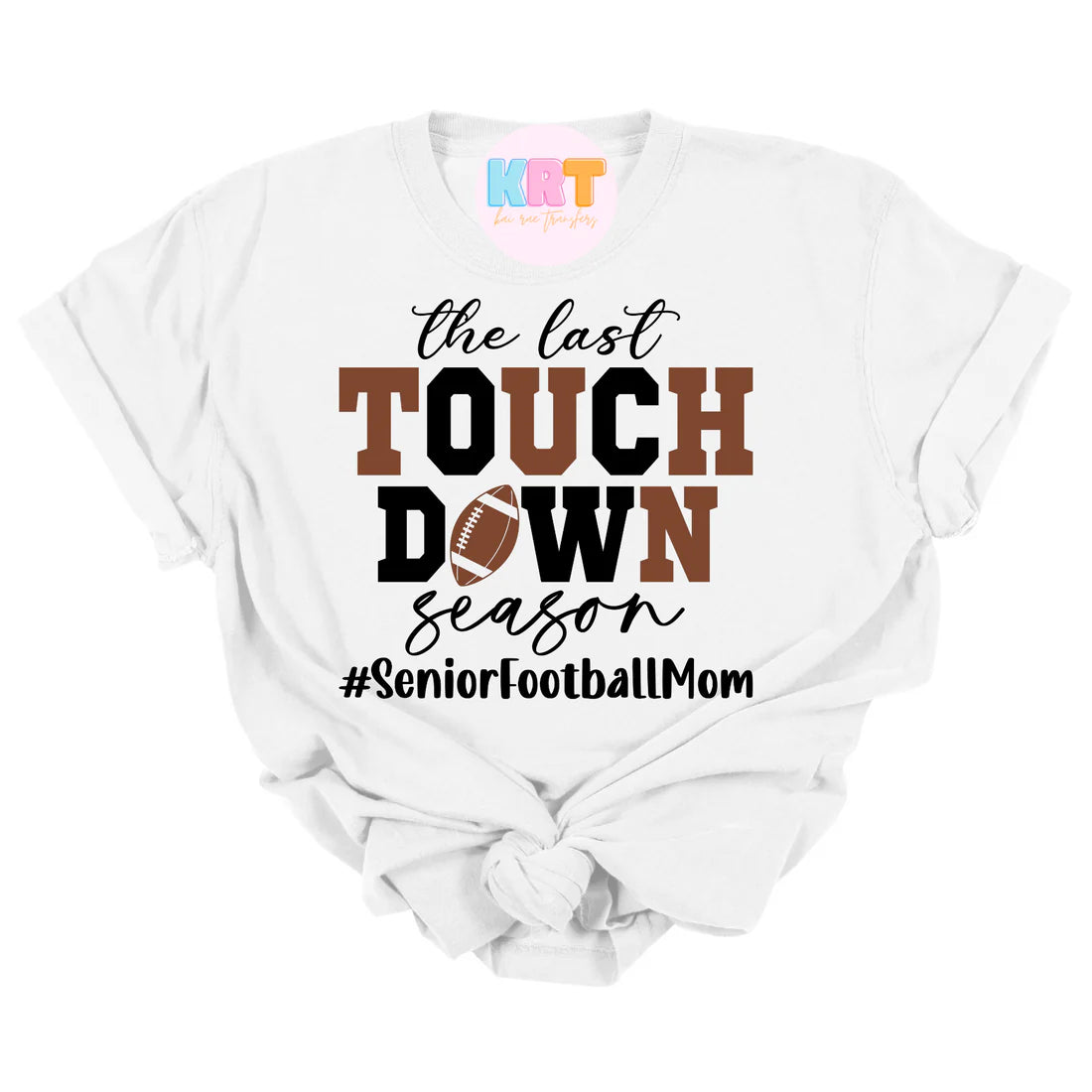 Senior Football Mom Tee  *MADE TO ORDER*