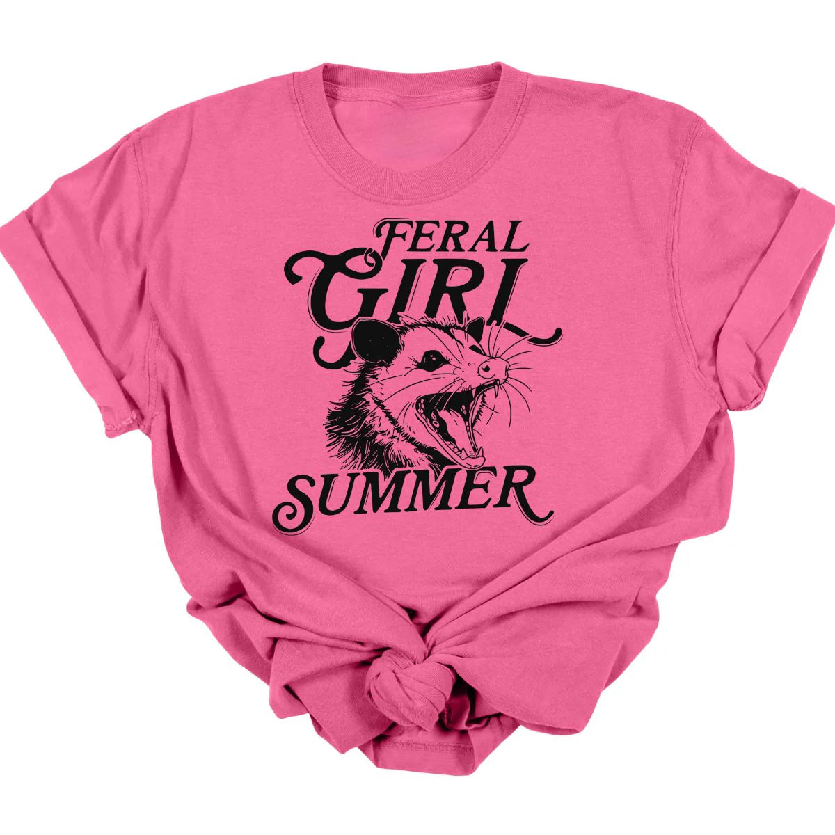 Feral Girl Summer Tee  *MADE TO ORDER*