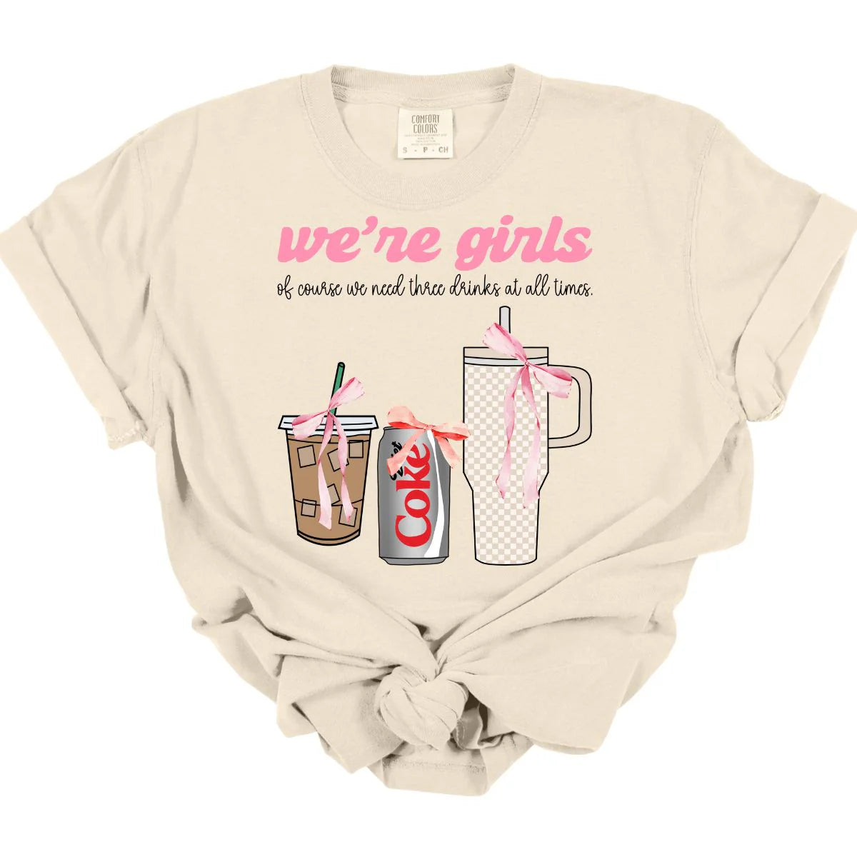 We're Girls Diet Tee  *MADE TO ORDER*