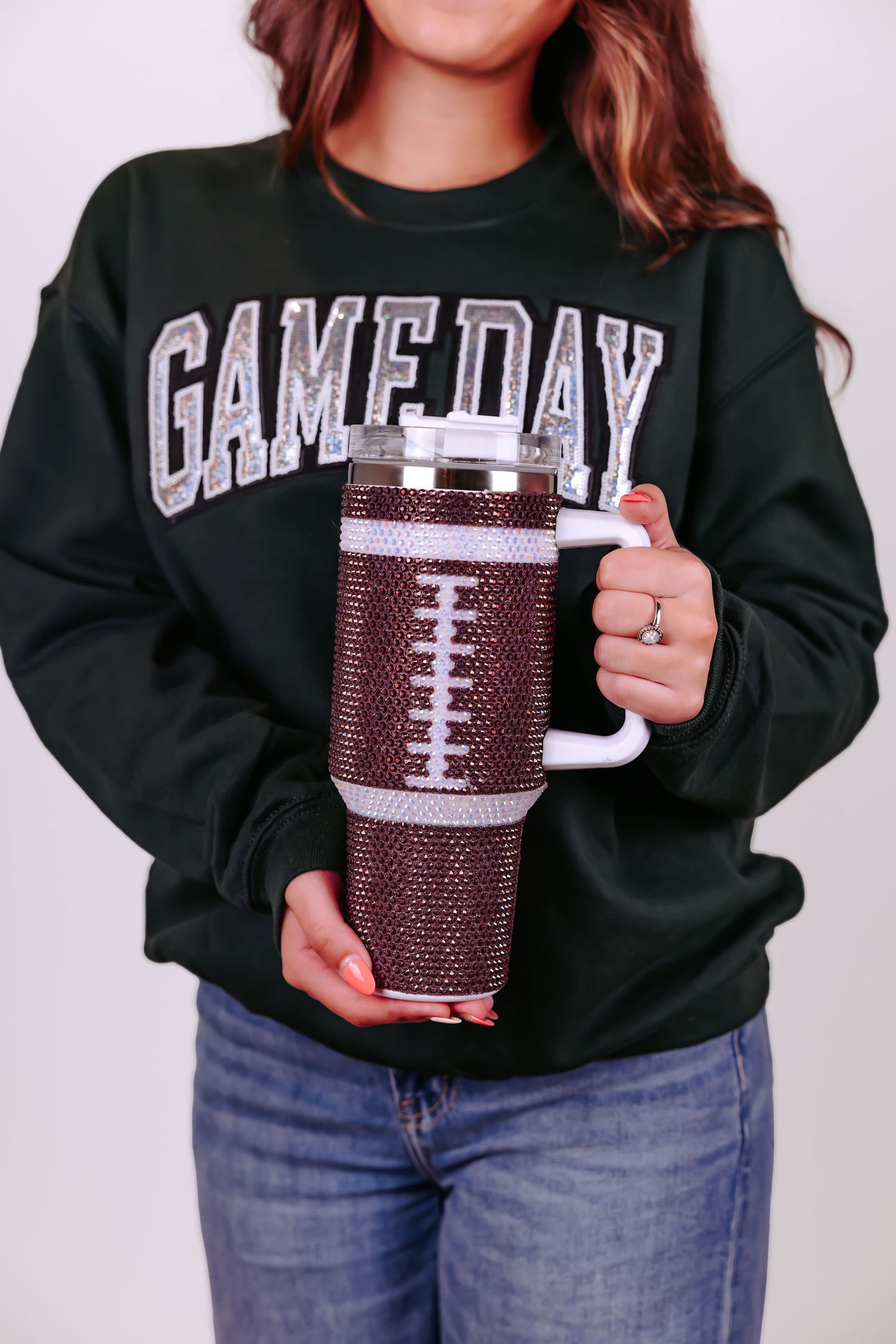 Gameday Sequin Crewneck