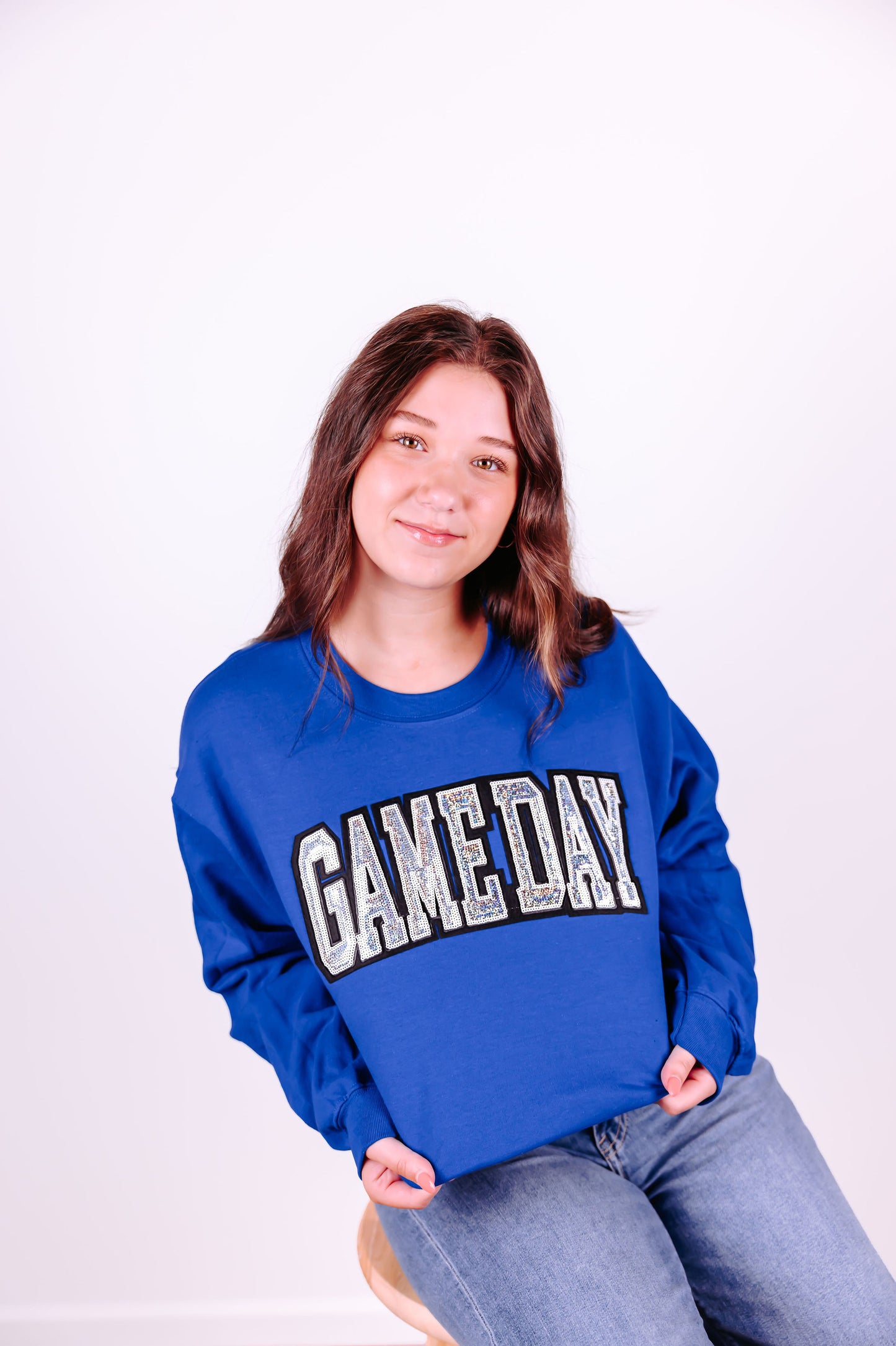 Gameday Sequin Crewneck