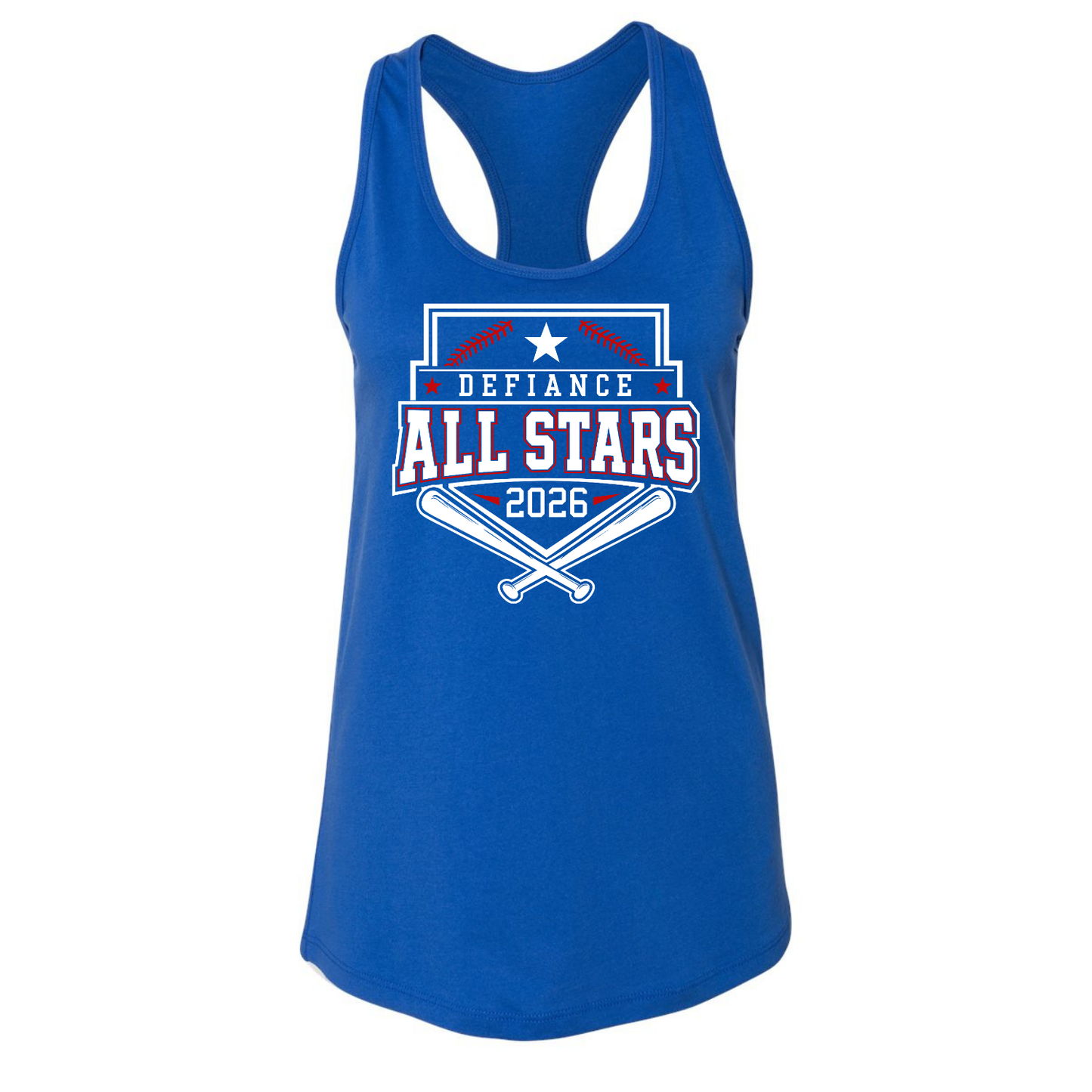 Defiance Baseball All-Stars 2026 Racerback Tank