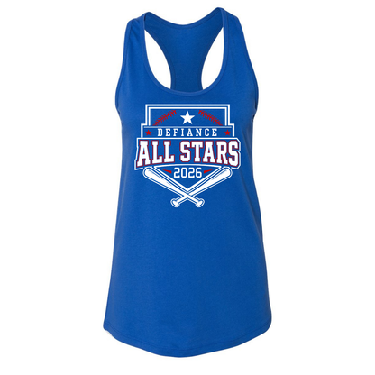 Defiance Baseball All-Stars 2026 Racerback Tank