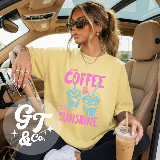 Iced Coffee & Sunshine Tee