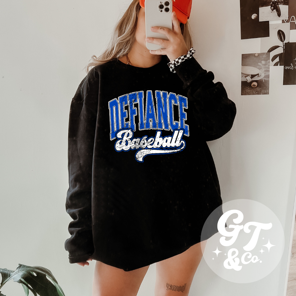 School Baseball Crewneck