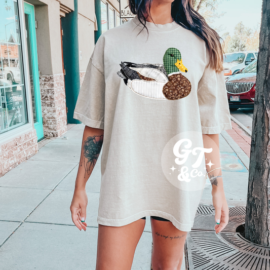 Mallard Faux Patchwork