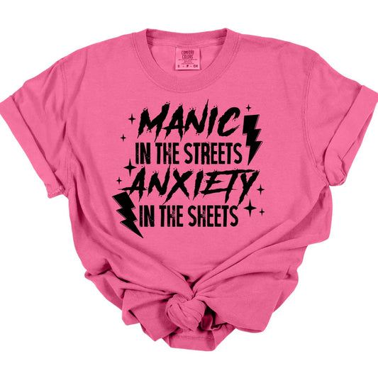 Manic In The Streets Tee  *MADE TO ORDER*