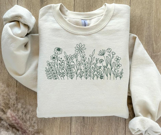 Flower Field Crewneck