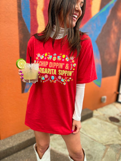 Chip Dippin' Marg Sippin' Tee