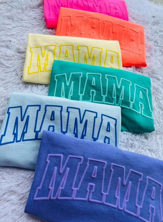 Rainbow Mama Puff Tee *MULTIPLE COLORS*