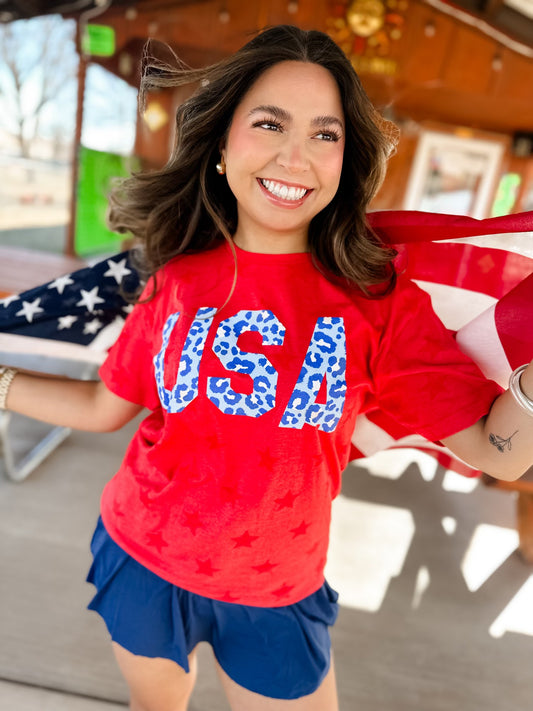 USA Cheetah Tee