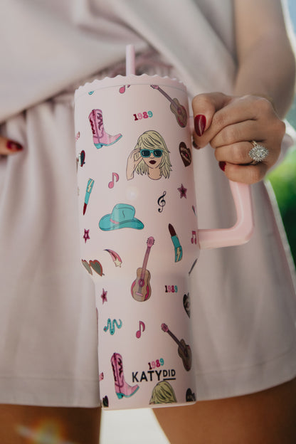 Music Girl Eras Icons 38oz Tumbler