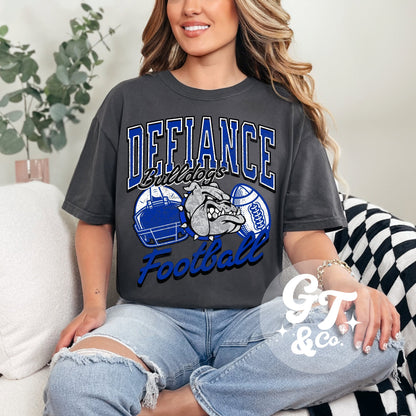 Defiance Bulldogs Football Tee