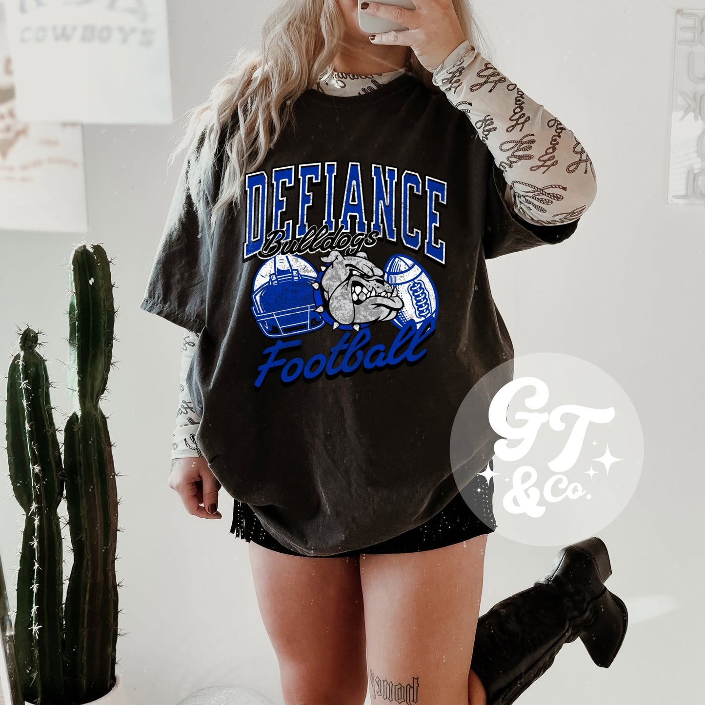 Defiance Bulldogs Football Tee