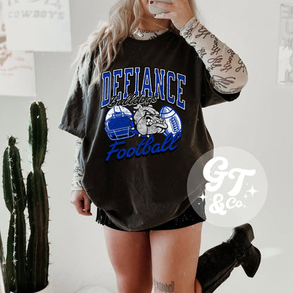 Defiance Bulldogs Football Tee