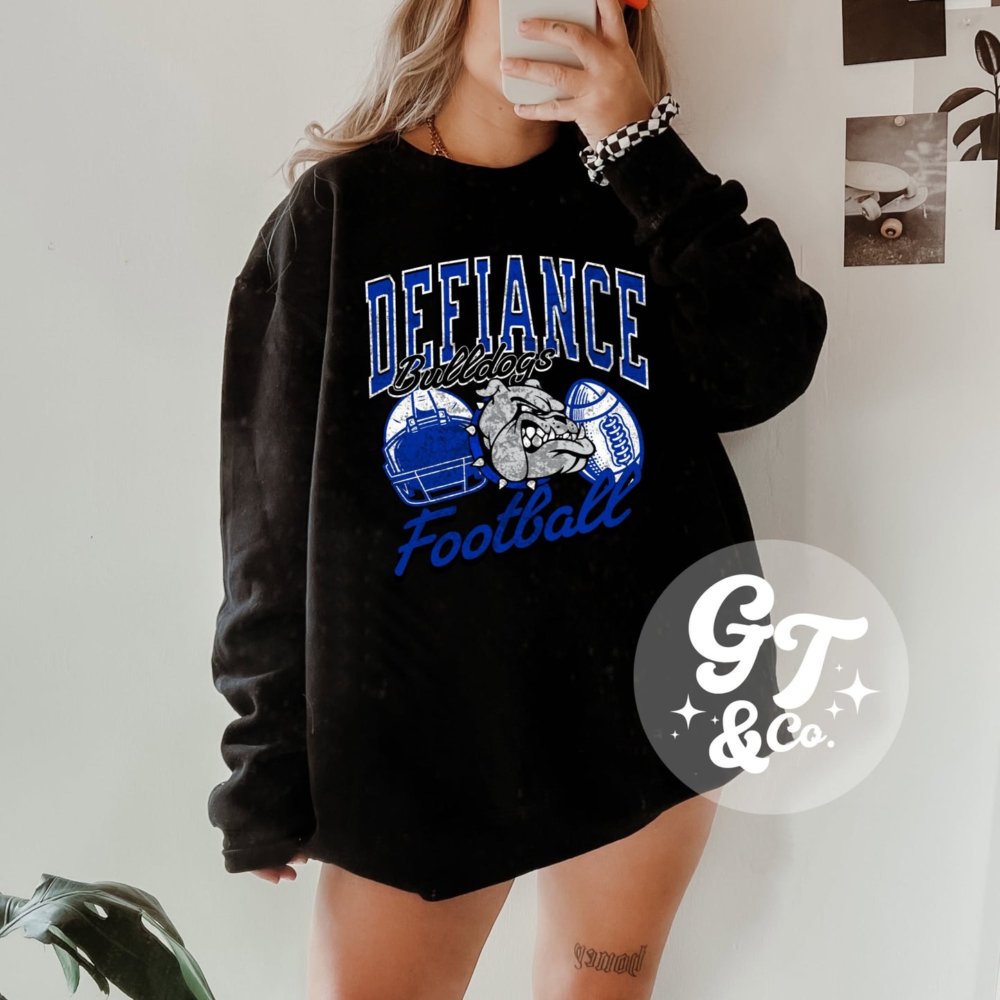 Defiance Bulldogs Football Crewneck