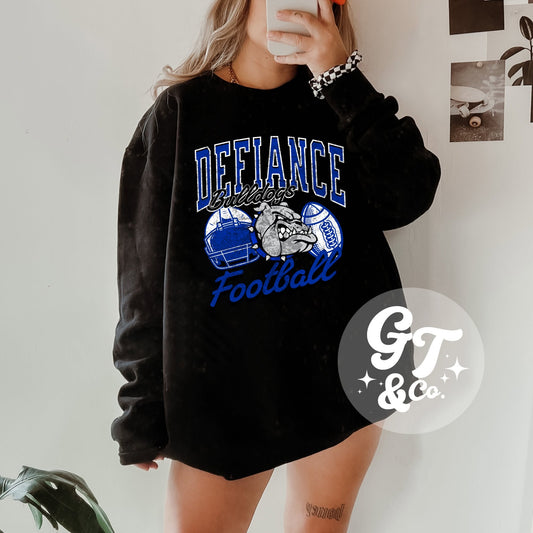 Defiance Bulldogs Football Crewneck