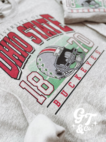 Vintage Ohio Sublimated Crewneck