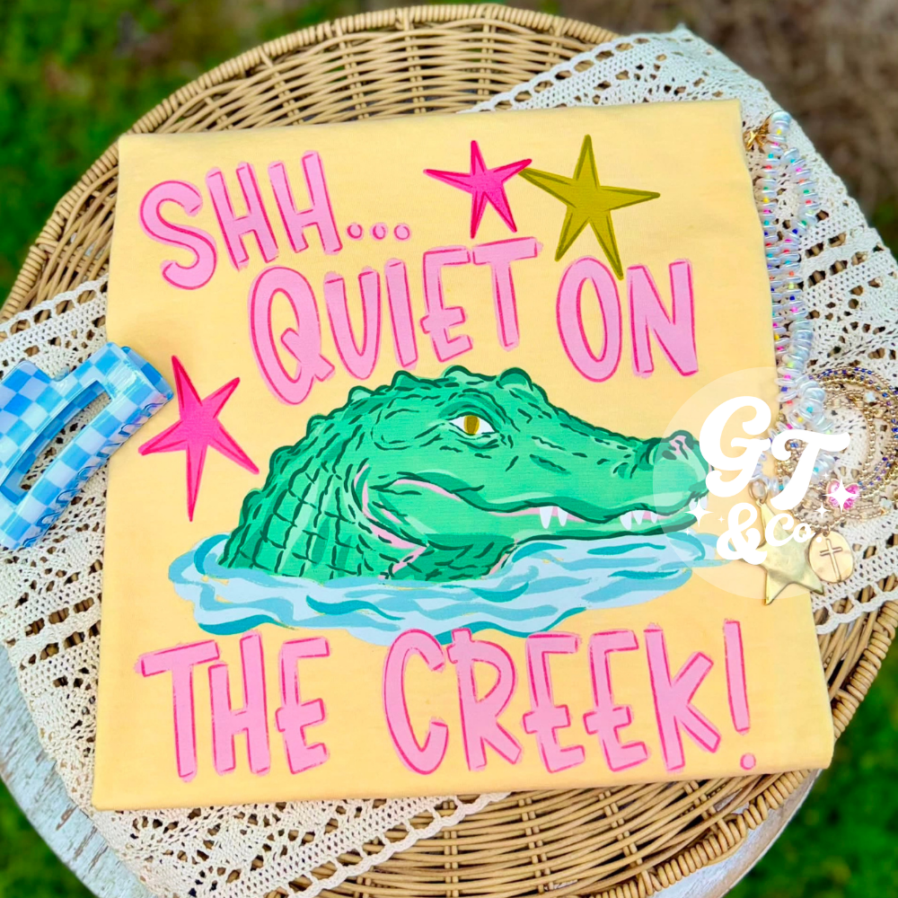 Quiet On The Creek Tee