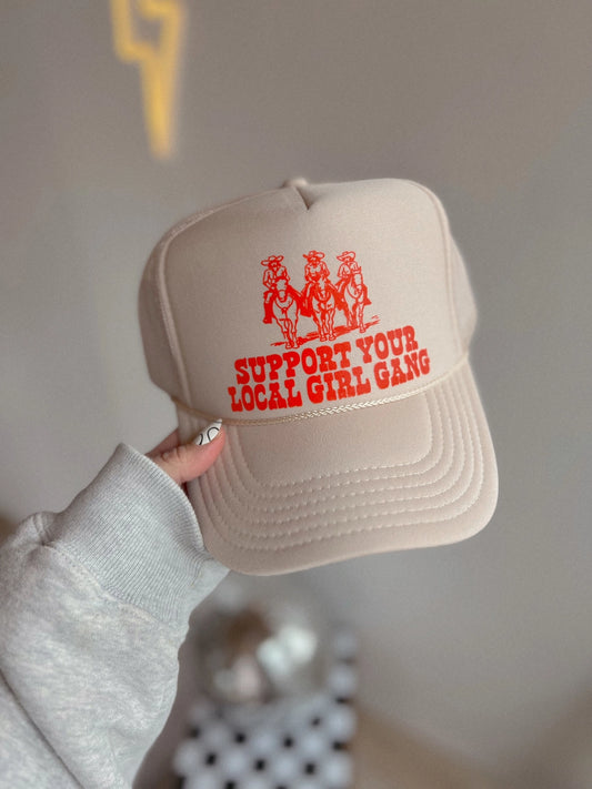 Support Your Local Girl Gang Trucker Hat *PRE ORDER*
