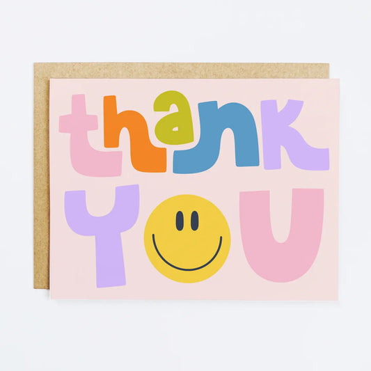 Thank You Happy Greeting Card