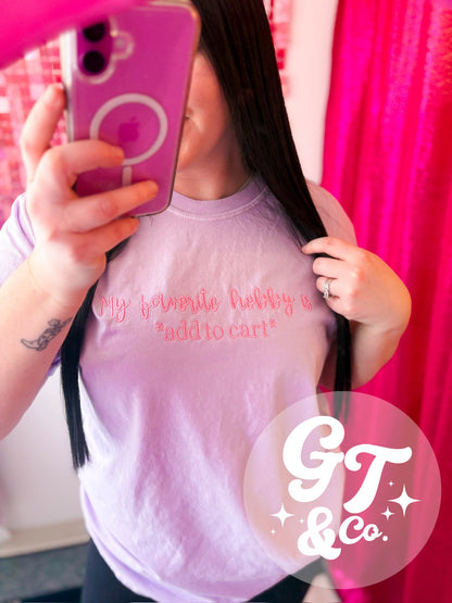 *add to cart* Embroidered Tee