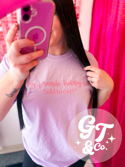 *add to cart* Embroidered Tee